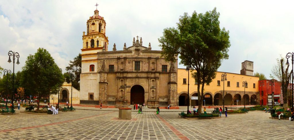 Church in Coyacan Mexico