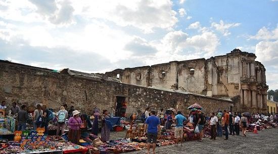Mercado en Guatemala
